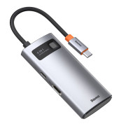 Baseus Metal Gleam Hub 4in1 CAHUB-CY0G, USB-C til USB 3.0 + USB 2.0 + HDMI + USB-C PD