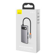 Baseus Metal Gleam Hub 4in1 CAHUB-CY0G, USB-C til USB 3.0 + USB 2.0 + HDMI + USB-C PD