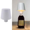 Touch Control Flaske-Lampe - 3 Farveskiftende LED Lampe til Bar, Fest og Hjem - Hvid