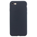 Anti-Fingeraftryk Mat iPhone 7/8/SE (2020)/SE (2022) TPU Cover - Sort