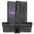 Anti-Slip Sony Xperia 1 IV Hybrid Cover - Sort