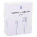 Apple MD819ZM/A Lyn/USB-kabel - iPhone, iPad, iPod - Hvid