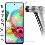 Samsung Galaxy A71 Arc Edge Skærmbeskyttelse Hærdet Glas - 9H, 0.3mm