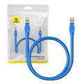 Baseus højhastigheds Cat6 RJ-45 Ethernet-netværkskabel - 0.5m - blå