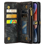 iPhone 15 Pro Max Caseme 2-i-1 Multifunktionel Pung - Sort