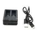 Dobbelt batterioplader til GoPro Hero 9/10/11/12 - Sort