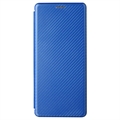Sony Xperia 1 V Flip Cover - Karbonfiber