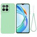 Honor X5b/X5b Plus Flydende silikone cover med håndrem