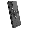 OnePlus Nord 2 5G Hybrid Cover med Ring Holder - Sort