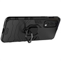OnePlus Nord 2 5G Hybrid Cover med Ring Holder - Sort