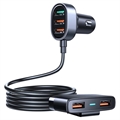 Joyroom JR-CL03 Pro 5-Port USB Hurtig Biloplader - 45W