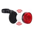 Lippa cykelreflekser med AirTag/Smart Finder-holder - rød