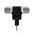 Mini Transportabel Mikrofon til Smartphones og Tablets - 3.5mm