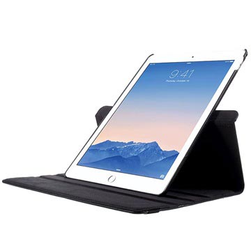 iPad Pro 12.9 2017 Multi Practical Roterende Cover - Sort