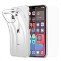 iPhone 15 Pro Saii 2-i-1 TPU Cover & Hærdet Glas