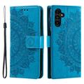 Samsung Galaxy A26 Mandala Series Etui med Pung - Blå