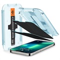 Spigen Glas.tR Ez Fit Privacy iPhone 13/13 Pro Hærdet Glas - 2 Stk.