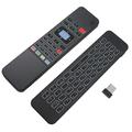 T3-C Wireless Air Mouse Remote Keyboard med 7 farver baggrundslys til Smart TV, Android TV Box, PC, HTPC