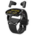 T97 2-i-1 Smart Watch med indbyggede TWS-øretelefoner