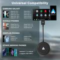 THT-020-5+ Android Auto Wireless CarPlay Converter Kablet til trådløs CarPlay-adapter understøtter USB / Type-C-grænseflade