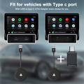 THT-020-5+ Android Auto Wireless CarPlay Converter Kablet til trådløs CarPlay-adapter understøtter USB / Type-C-grænseflade