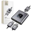 Tech-Protect HB07 HDMI Splitter 2x1 - 4K/60Hz - Rum grå
