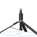 Tech-Protect L08S udtrækkelig Bluetooth-selfiestang med stativ - sort