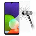 Samsung Galaxy A22 4G Hærdet Glas Skærmbeskyttelse - 9H - Gennemsigtig