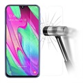 Samsung Galaxy A40 Hærdet glas skærmbeskyttelse - 9H, 0.3mm - Krystalklar
