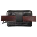Universal Dual Pocket Læder Bæltetaske til Smartphones