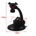 Universal iPad/tablet holder til bil - Sort