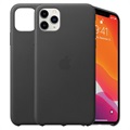 iPhone 11 Pro Max Apple Læder Cover MX0E2ZM/A - Sort